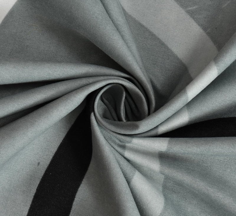 STARNSTYLE 280 TC Elastic Fitted Bedsheet with 2 Pillow Covers - Grey Circle - Image 3